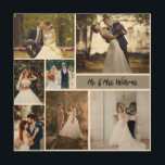 Create Your Own 7-Photo Wedding Collage Wood Wall Art<br><div class="desc">Design a personalized keepsake with our 'Create Your Own 7-Photo Wedding Collage'. Perfect for showcasing your favorite wedding moments in a beautiful,  custom layout. Ideal for wedding gifts,  anniversaries,  or home decor,  this collage captures the essence of your special day.</div>