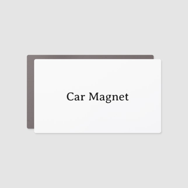 Create Your Own 7" X 12" Rectangle Rounded Car Magnet (Front)