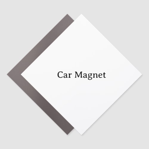 Create Your Own 7" x 7" Diamond Normal Car Magnet