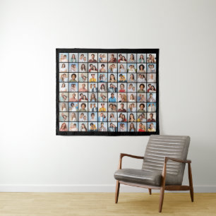 Create Your Own 80 Photo Collage Editable Color Tapestry