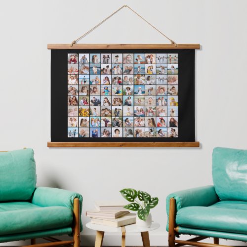 Create Your Own 80 Photo Collage Hanging Tapestry