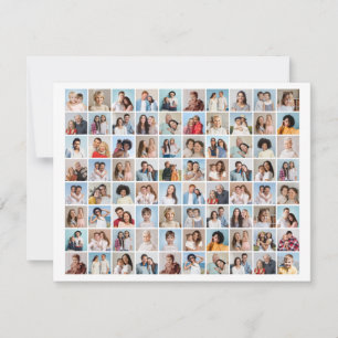 Create Your Own 80 Photo Collage Note Card