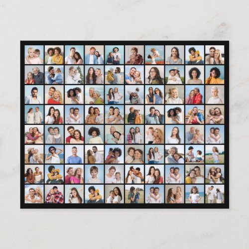 Create Your Own 80 Photo Collage Paper Sheet