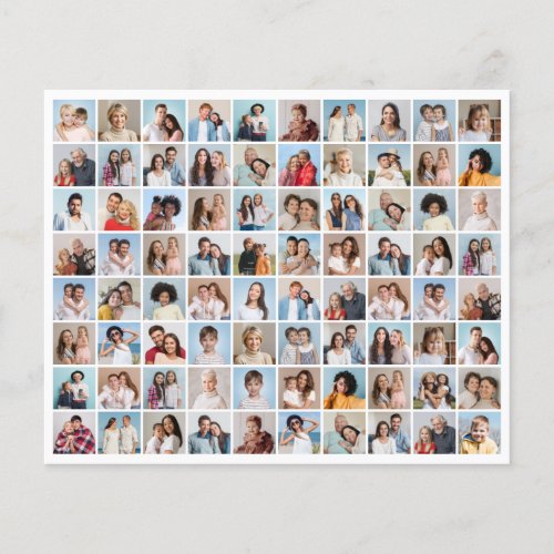 Create Your Own 80 Photo Collage Paper Sheet