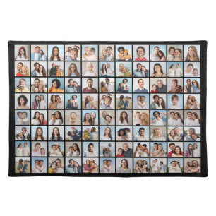Create Your Own 88 Photo Collage Cloth Placemat