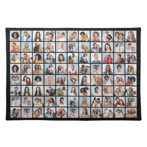 Create Your Own 88 Photo Collage Cloth Placemat