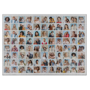 Create Your Own 88 Photo Collage Cutting Board