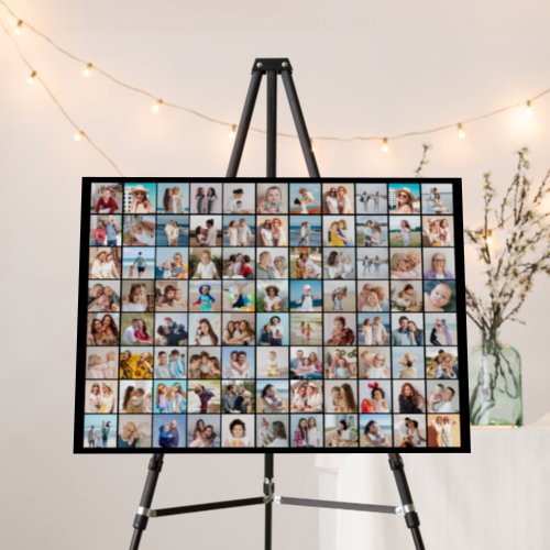Create Your Own 88 Photo Collage Editable Color   Foam Board