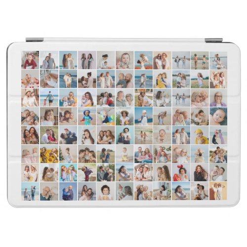 Create Your Own 88 Photo Collage Editable Color iPad Air Cover
