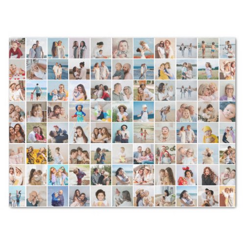 Create Your Own 88 Photo Collage Editable Color Tissue Paper