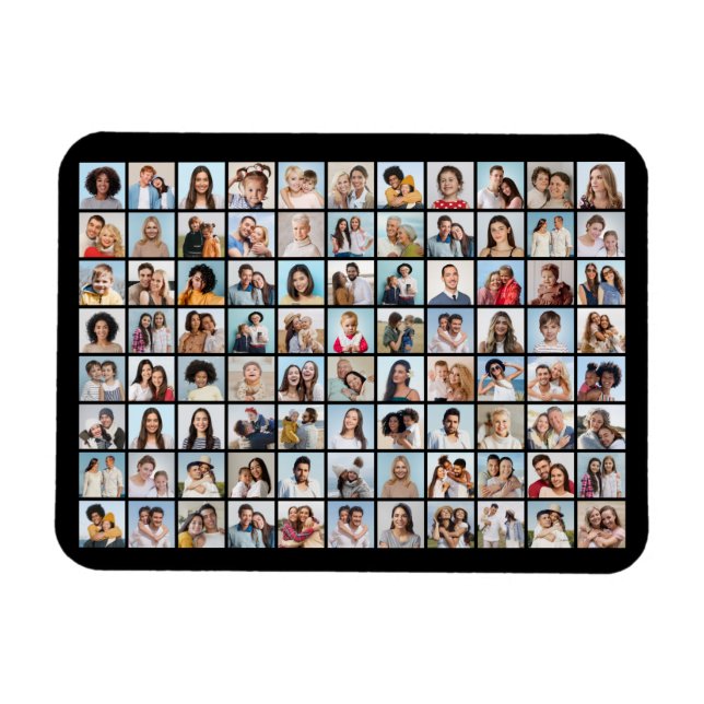 Create Your Own 88 Photo Collage Flexible Magnet (Horizontal)