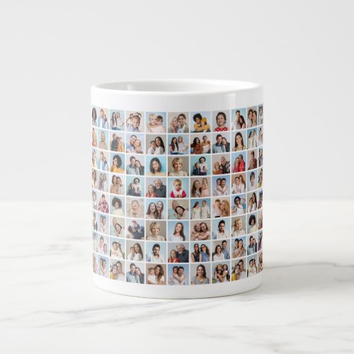 Create Your Own 88 Photo Collage Giant Coffee Mug