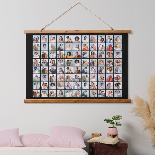 Create Your Own 88 Photo Collage Hanging Tapestry