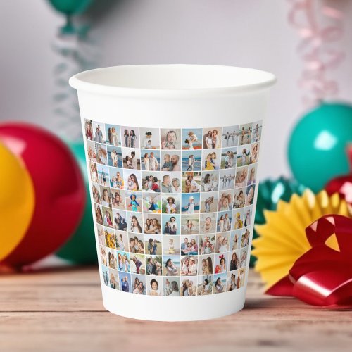 Create Your Own 88 Photo Collage Paper Cups