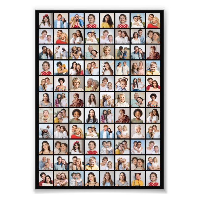 Create Your Own 88 Photo Collage Photo Enlargement (Front)