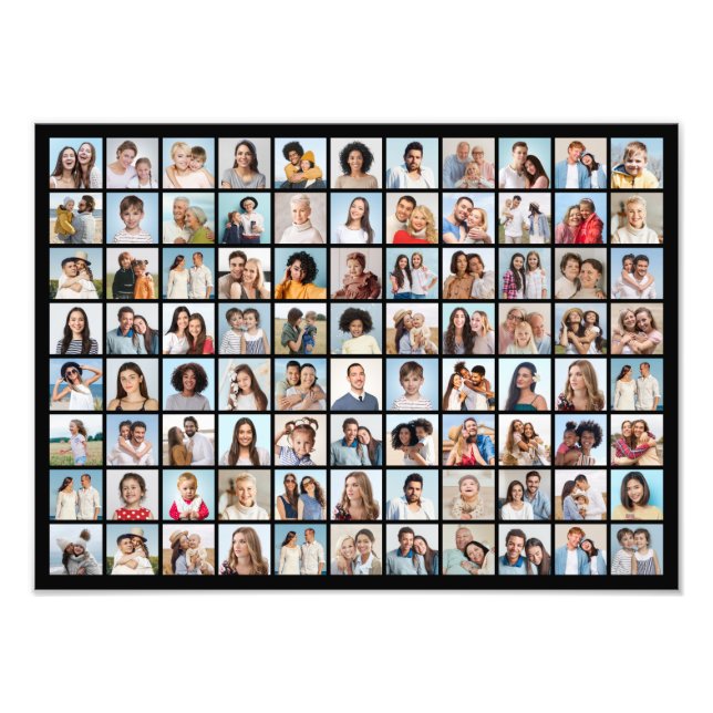 Create Your Own 88 Photo Collage Photo Enlargement (Front)