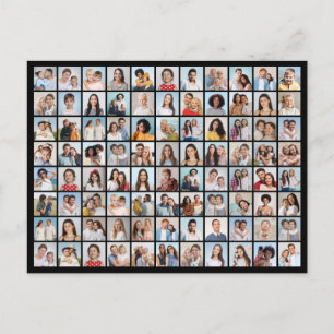 Create Your Own 88 Photo Collage Postcard