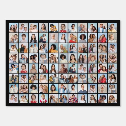 Create Your Own 88 Photo Collage Sign