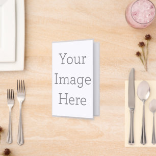 Create Your Own 8.5" x 11" Folded Menu