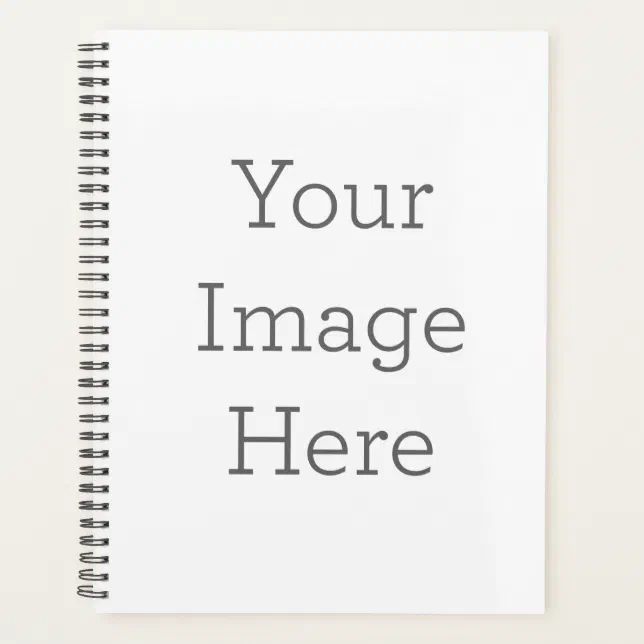 Create Your Own 8.5" x 11" Hardcover Planner Zazzle