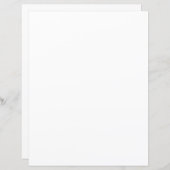 Create Your Own 8.5" x 11" Semi Gloss Paper Sheet (Front/Back)