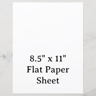 Create Your Own 8.5" x 11" Semi Gloss Paper Sheet