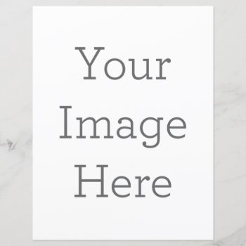 Create Your Own 8.5" X 11" Semi Gloss Paper Sheet by zazzle_templates at Zazzle