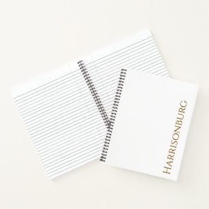 Create Your Own 8.5" x 11" Softcover Notebook