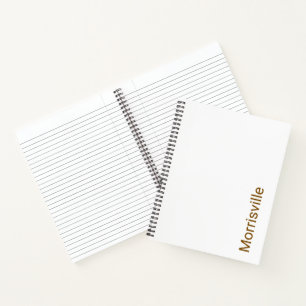 Create Your Own 8.5" x 11" Softcover Notebook