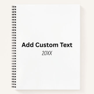 Create Your Own 8.5" x 11" Softcover Notebook