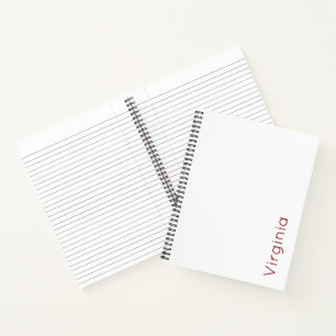 Create Your Own 8.5" x 11" Softcover Notebook