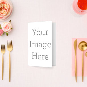 Create Your Own 8.5" x 11" Synthetic Folded Menu