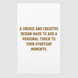 Create Your Own 8.5" x 14" Paper Menu