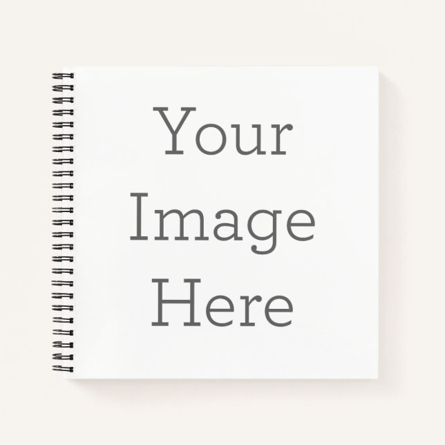 8.5" x 8.5" Deluxe Spiral Notebook (Front)