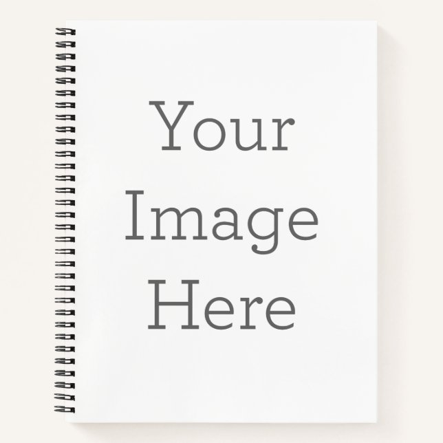 8.5" x 11" Deluxe Spiral Notebook (Front)