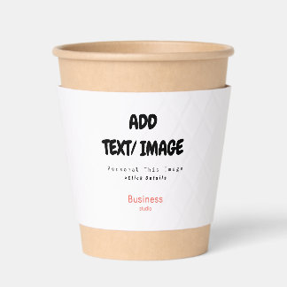Create Your Own 8 oz Coffee Cup Sleeve