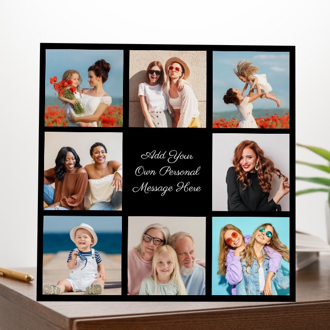 Create Your Own 8 Photo Collage Add Your Greeting Foam Board (In Situ (Office))