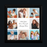 Create Your Own 8 Photo Collage Add Your Greeting Gift Box<br><div class="desc">Create your own 8 Photo Collage for Christmas, Birthdays, Weddings, Anniversaries, Graduations, Father's Day, Mother's Day or any other Special Occasion, with our easy-to-use design tool. Add your favorite photos of friends, family, vacations, hobbies and pets and you'll have a stunning, one-of-a-kind photo collage. Add your own personal message and...</div>