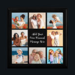 Create Your Own 8 Photo Collage Add Your Greeting Gift Box<br><div class="desc">Create your own 8 Photo Collage for Christmas, Birthdays, Weddings, Anniversaries, Graduations, Father's Day, Mother's Day or any other Special Occasion, with our easy-to-use design tool. Add your favorite photos of friends, family, vacations, hobbies and pets and you'll have a stunning, one-of-a-kind photo collage. Add your own personal message and...</div>
