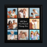 Create Your Own 8 Photo Collage Add Your Greeting Gift Box<br><div class="desc">Create your own 8 Photo Collage for Christmas, Birthdays, Weddings, Anniversaries, Graduations, Father's Day, Mother's Day or any other Special Occasion, with our easy-to-use design tool. Add your favorite photos of friends, family, vacations, hobbies and pets and you'll have a stunning, one-of-a-kind photo collage. Add your own personal message and...</div>