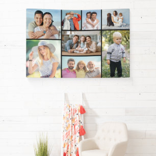 Create Your Own 8 Photo Collage Banner