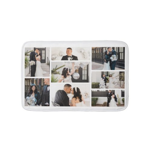 Create Your Own 8 Photo Collage Bath Mat