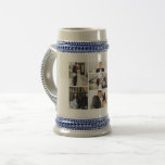 Create Your Own 8 Photo Collage Beer Stein<br><div class="desc">Introducing our personalized photo collage beer stein - the perfect way to enjoy a cold beverage while reminiscing about your favorite memories! Whether you're celebrating a graduation, honoring family, cherishing friends, or remembering a vacation trip, our custom beer stein is the ultimate way to commemorate any occasion. With our easy-to-use...</div>