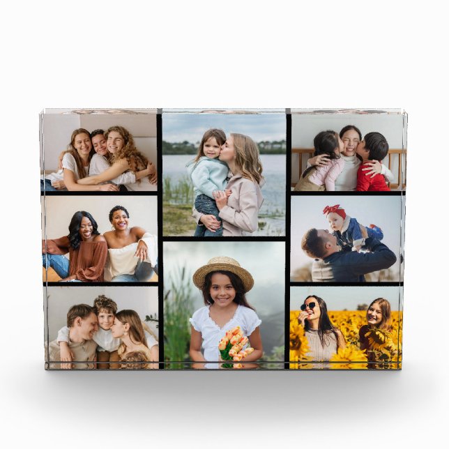 Create Your Own 8 Photo Collage Block (Front)