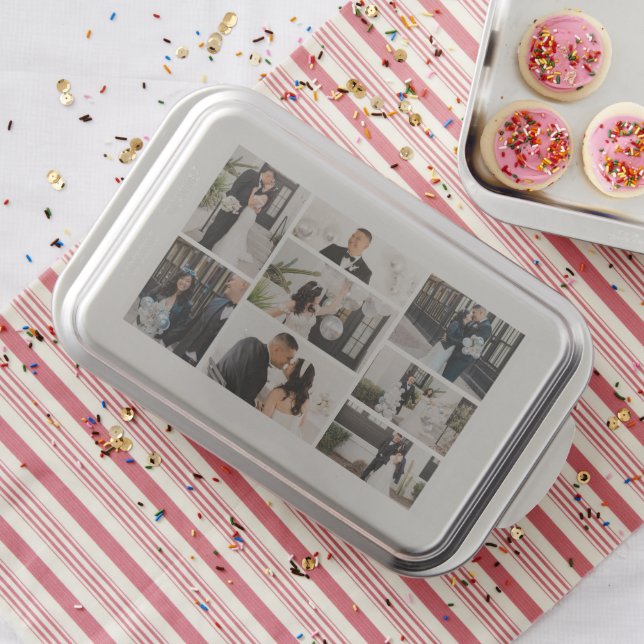 Create Your Own 8 Photo Collage Cake Pan (In Situ)