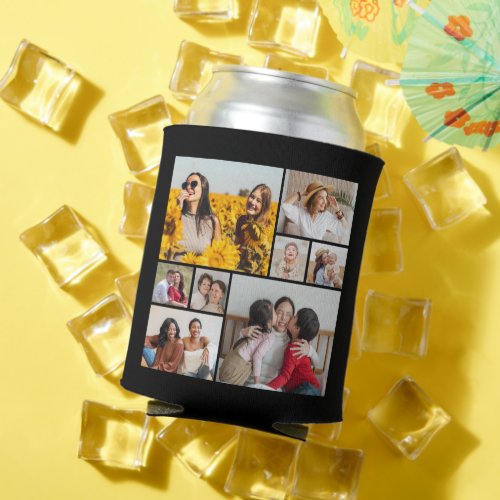 Create Your Own 8 Photo Collage Can Cooler
