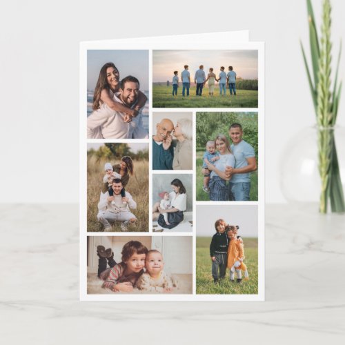 Create Your Own 8 Photo Collage Card
