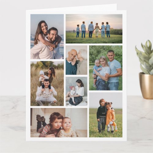 Create Your Own 8 Photo Collage Card