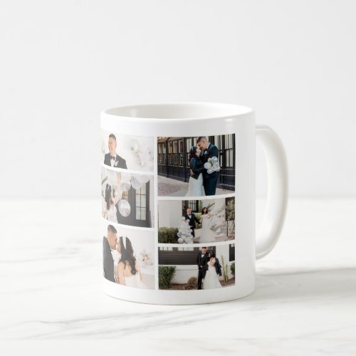 Create Your Own 8 Photo Collage Coffee Mug