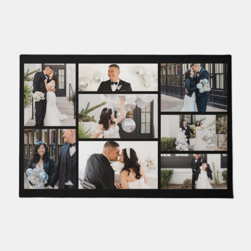 Create Your Own 8 Photo Collage Doormat